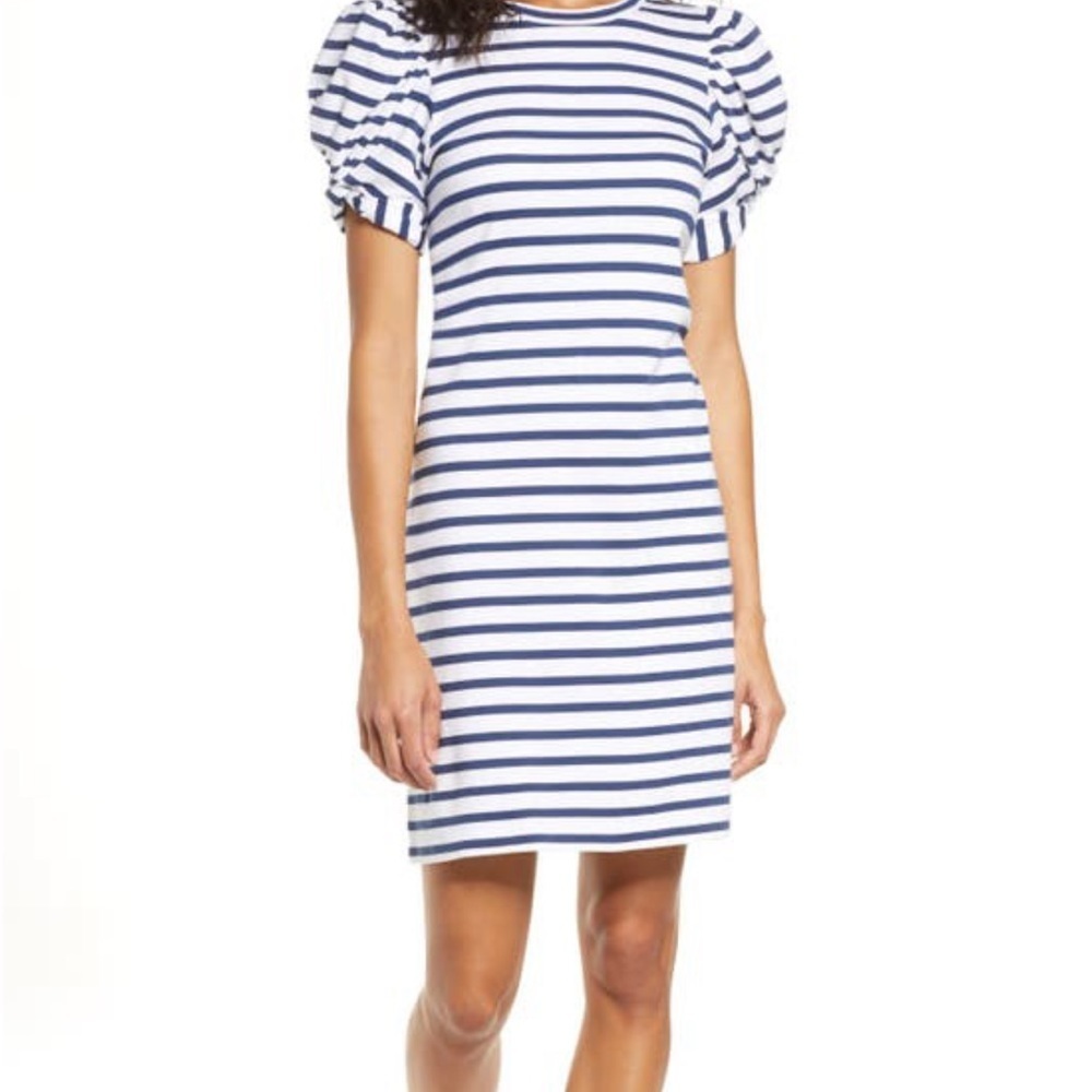 Lilly Pulitzer Anabella T-shirt Dress In High Tide Navy